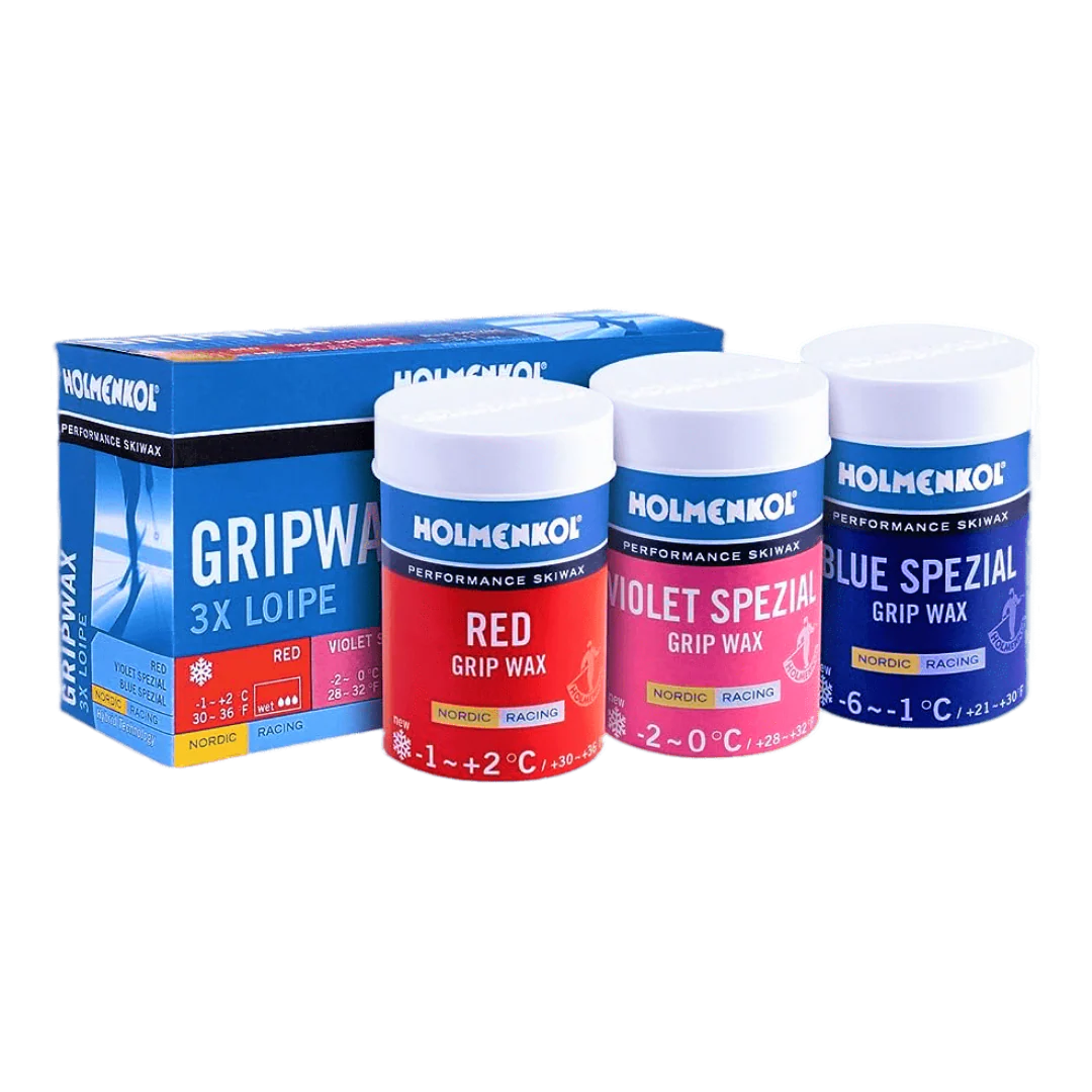 Holmenkol Loipe Grip Wax Pack (3x45g)