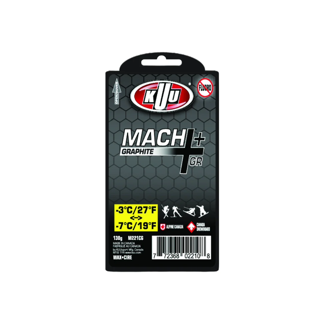 Kuu MACH+ Graphite Warm Yellow (-3C/-7C) | 130g