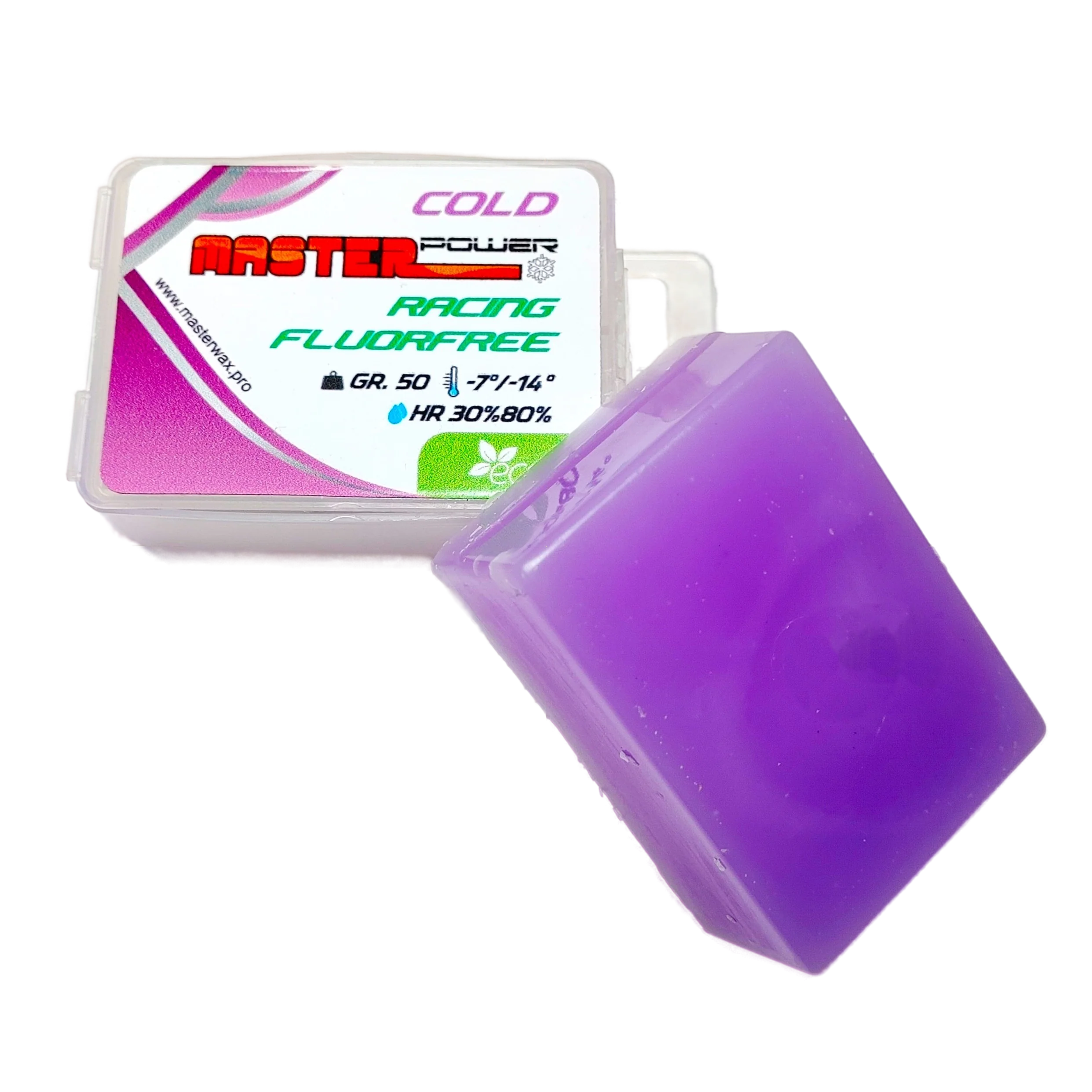 MasterWax RACING FLUORFREE Cold Melt Wax (-7C/-14C)