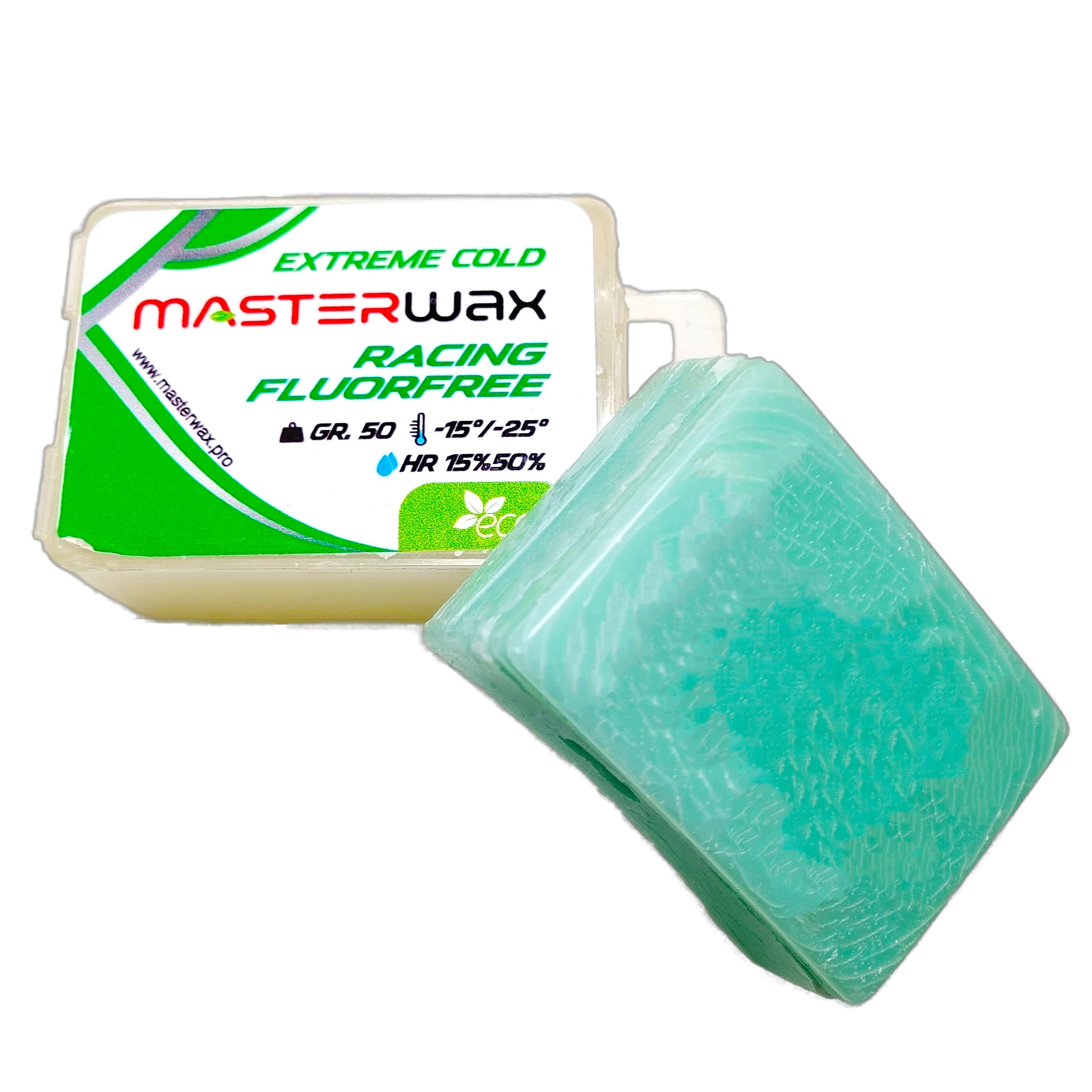 MasterWax RACING FLUORFREE Extreme Cold Melt Wax (-15C/-25C)