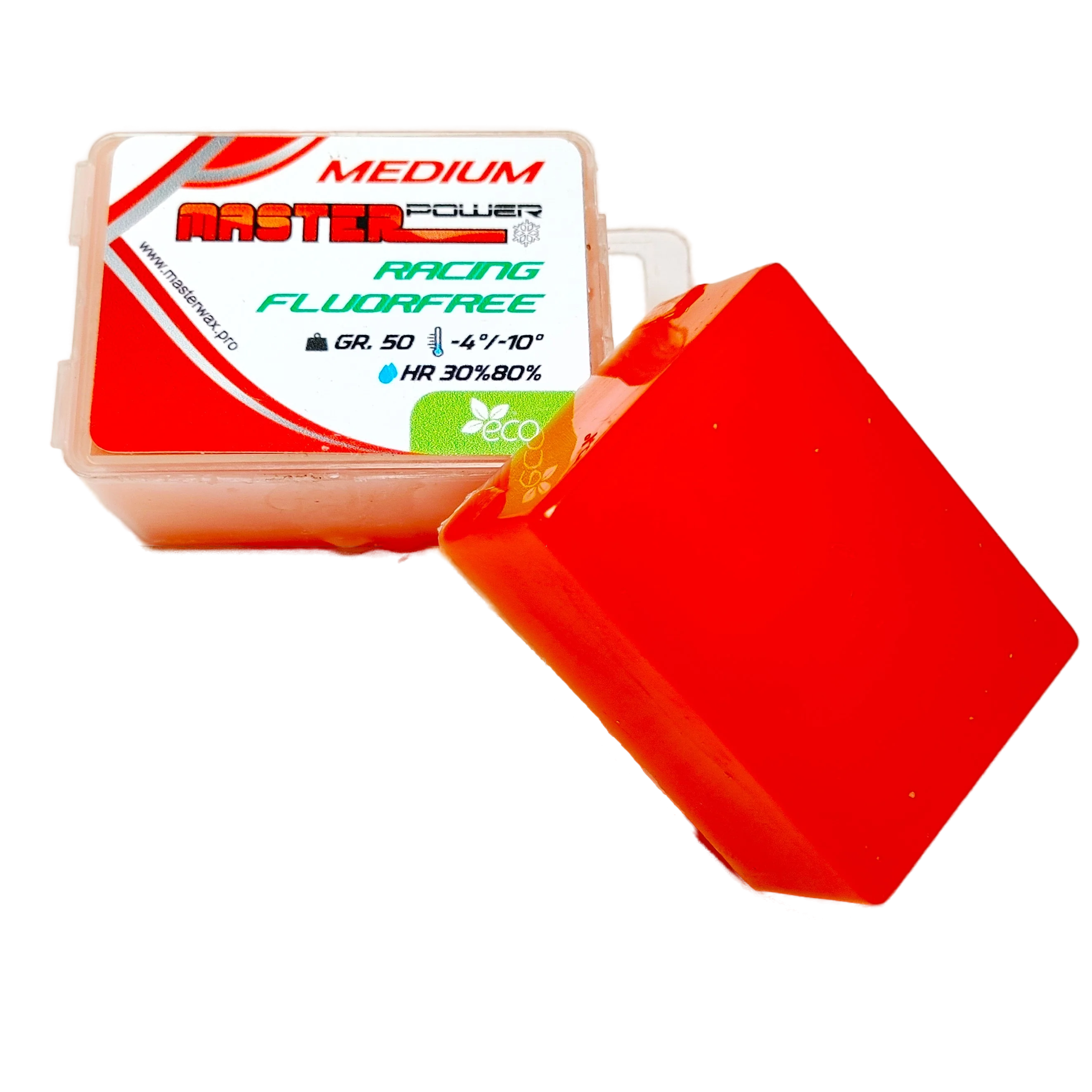 MasterWax RACING FLUORFREE Medium Melt Wax (-4C/-10C)