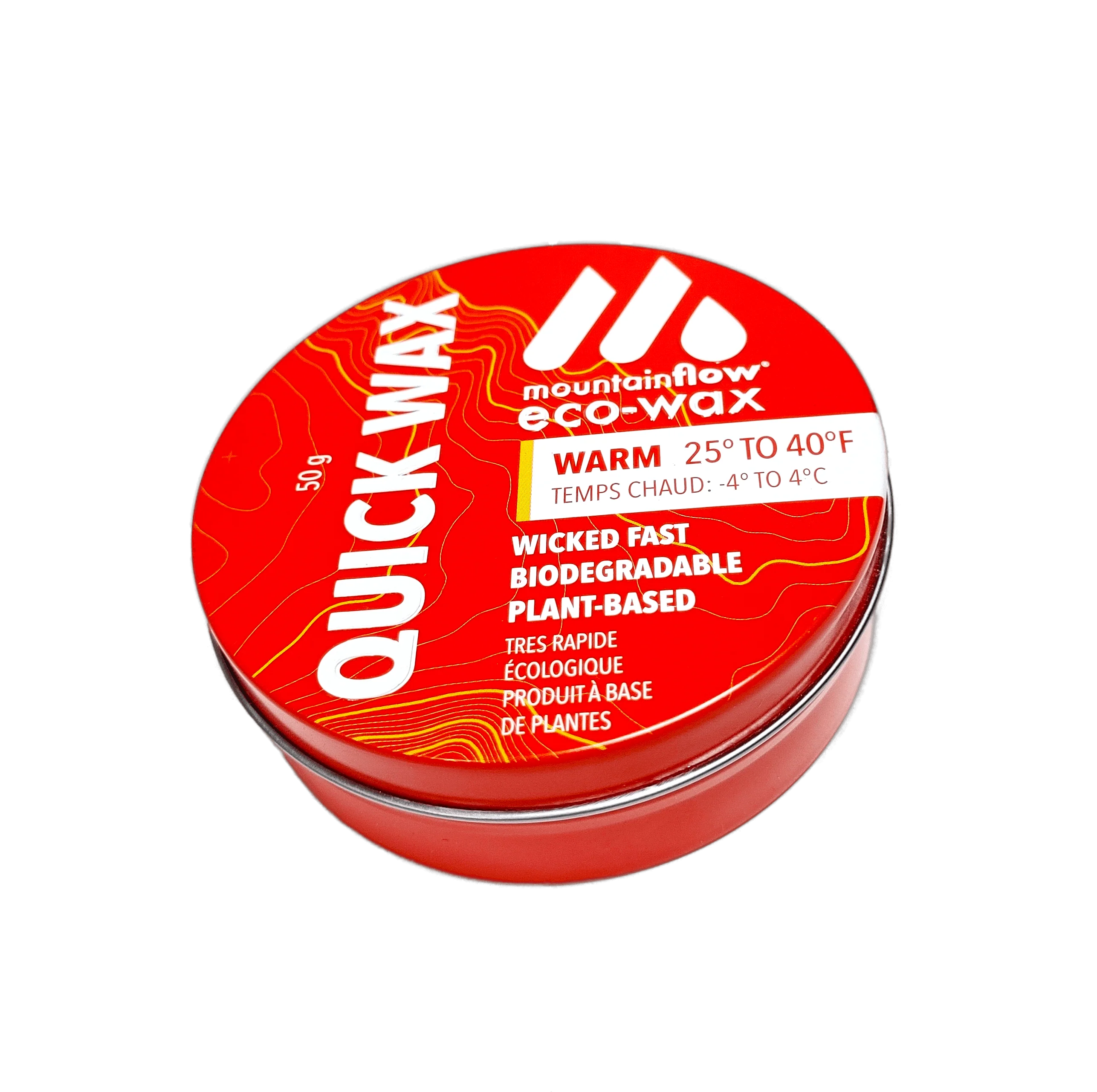 mountainFLOW eco-wax Quick Wax Warm (5C/-4C) | 50g