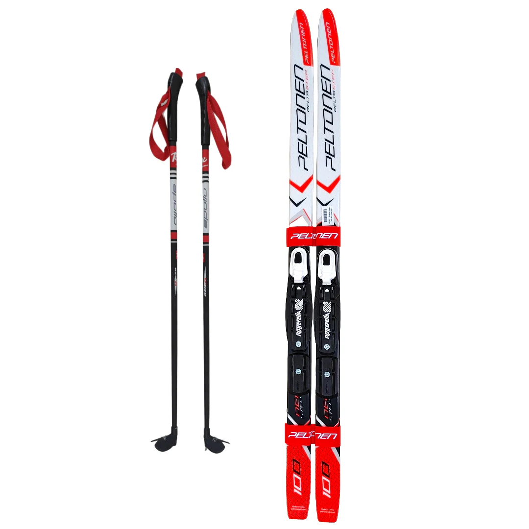 Peltonen Delta Jr Step Classic Skis + BASIC NNN Bindings & Holders - Image 2