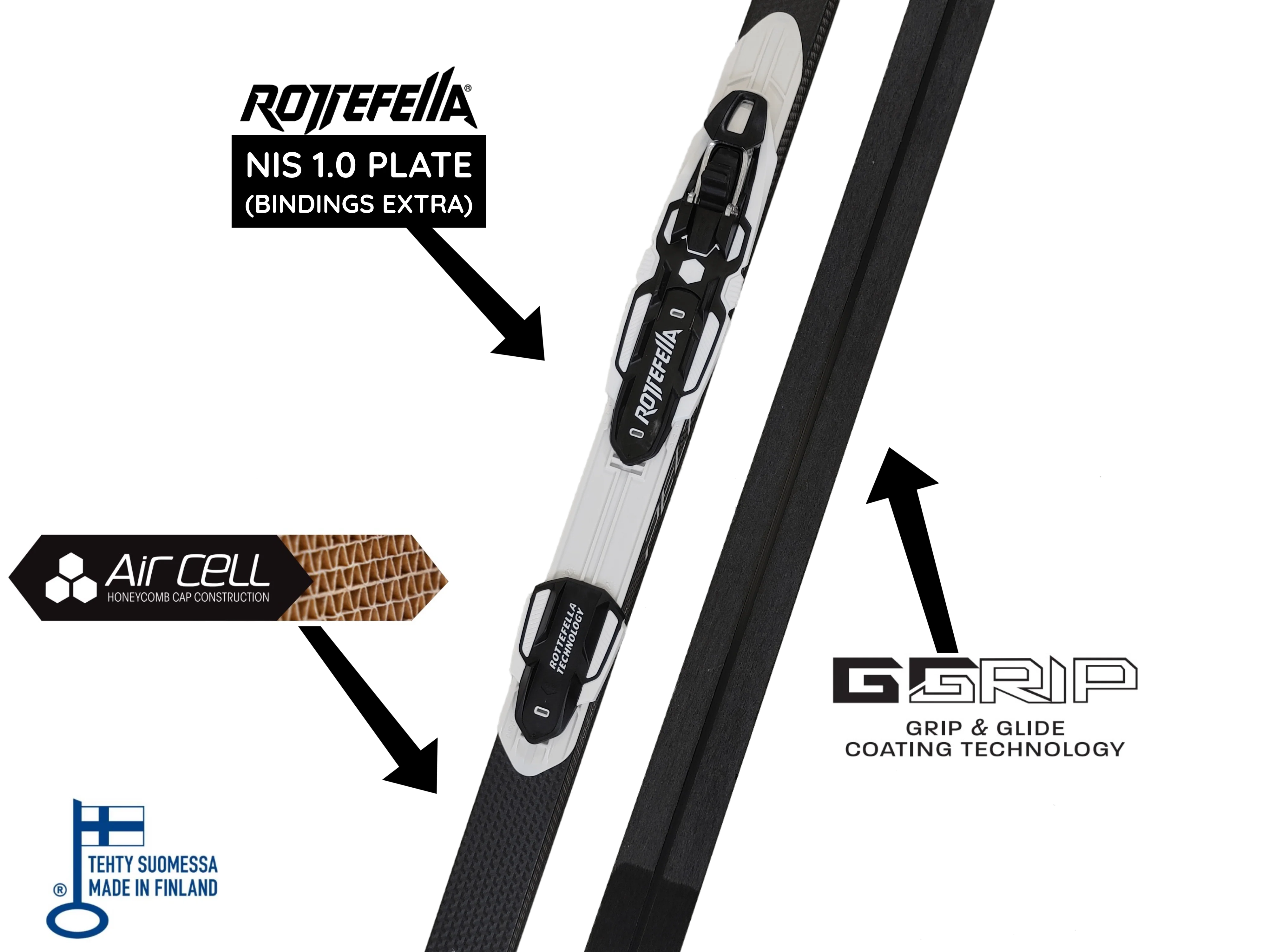 Peltonen G-Grip FUSE R Classic Skis 2023 CLEARANCE - Image 2