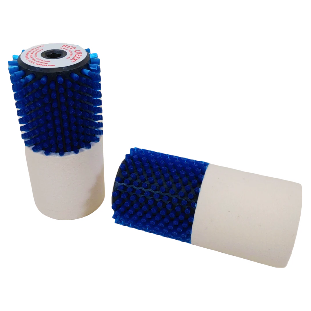Red Creek Blue Nylon/Felt Combi 140mm Roto Brush