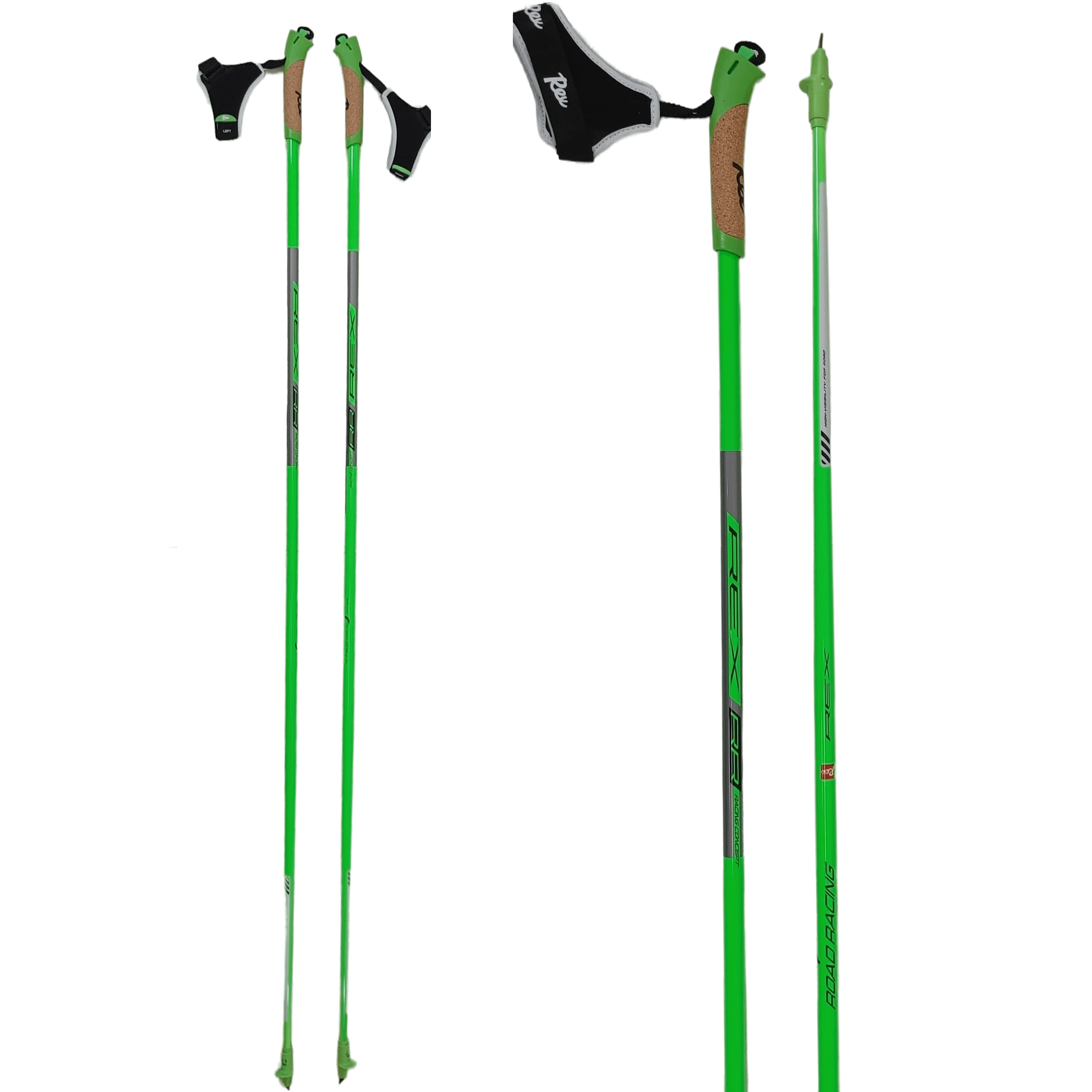 Rex Road Racing Rollerski Poles CLEARANCE