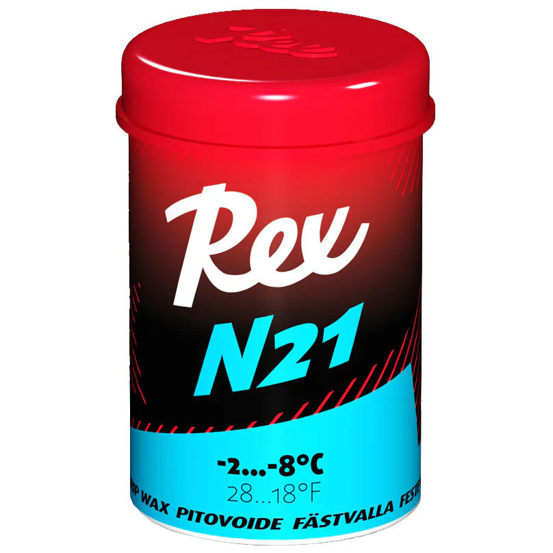 Rex Wax N21 Blue Fluoro-Free Racing Grip (-2C/-8C) | 45g