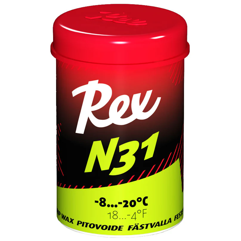 Rex Wax N31 Green Fluoro-Free Racing Grip (-8C/-20C) | 45g
