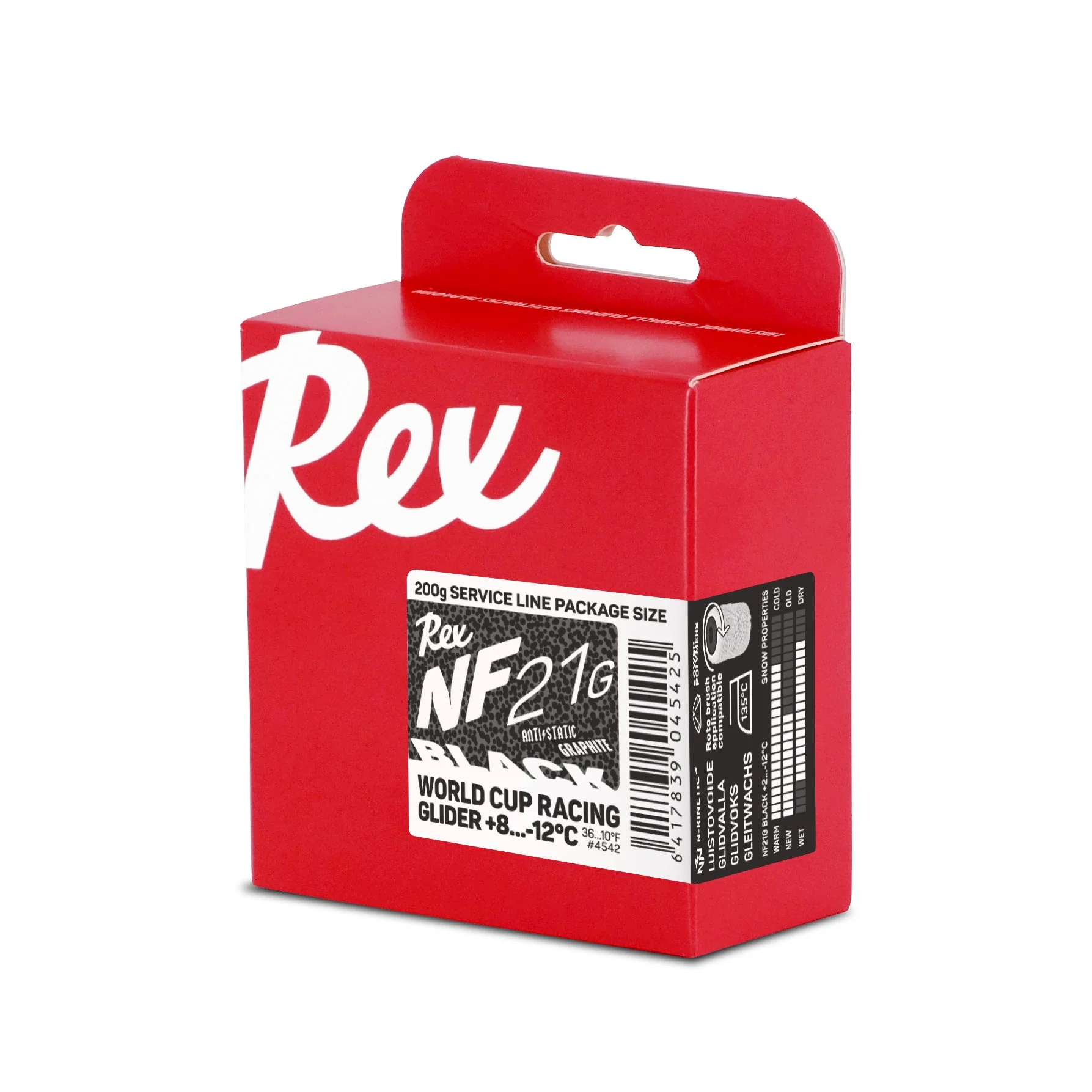 Rex Wax NF21G Black 'New Snow' Block Glider (-2C/-12C) - Image 2