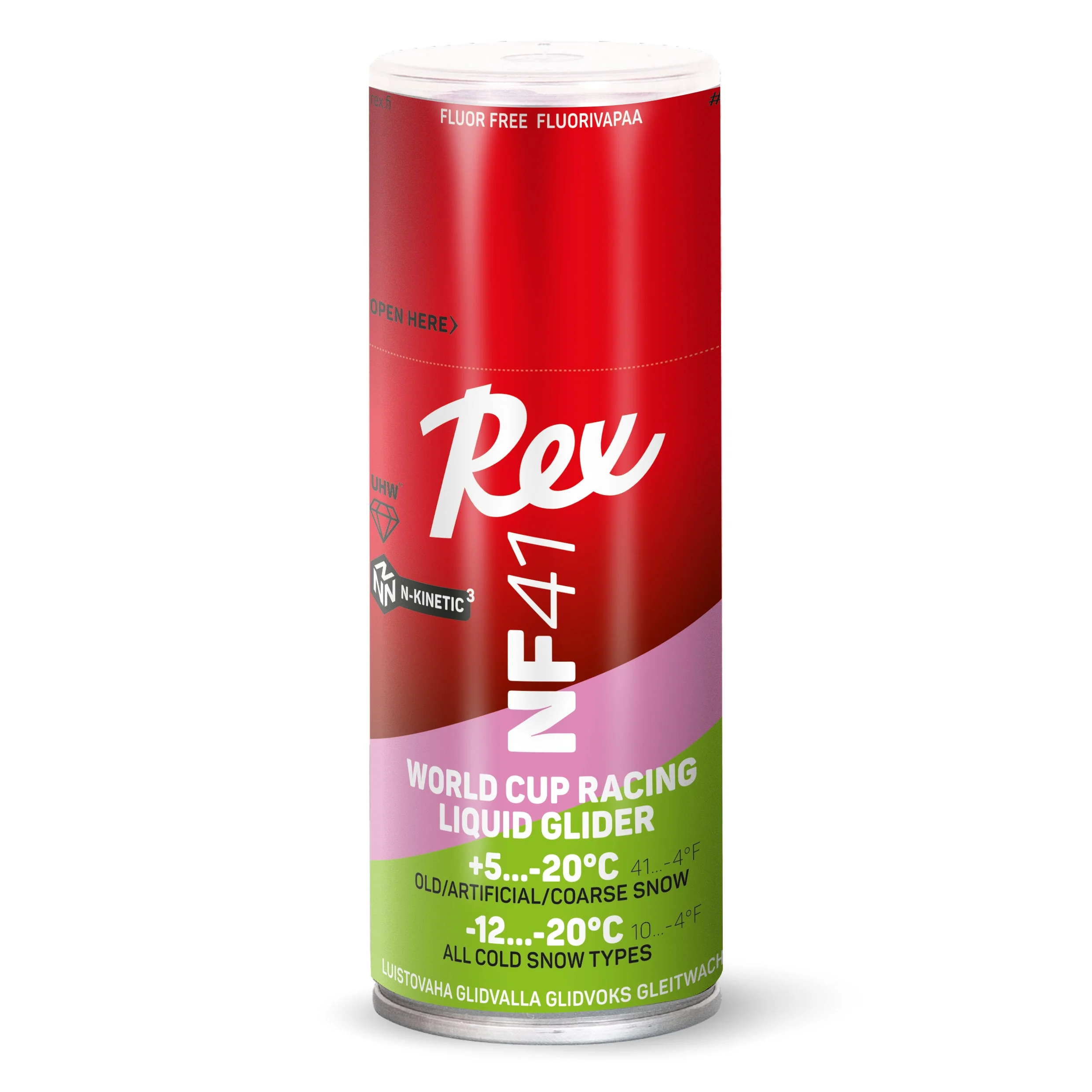 Rex Wax NF41 Pink/Green UHW Liquid Glider | (5C/-20C) - Image 3