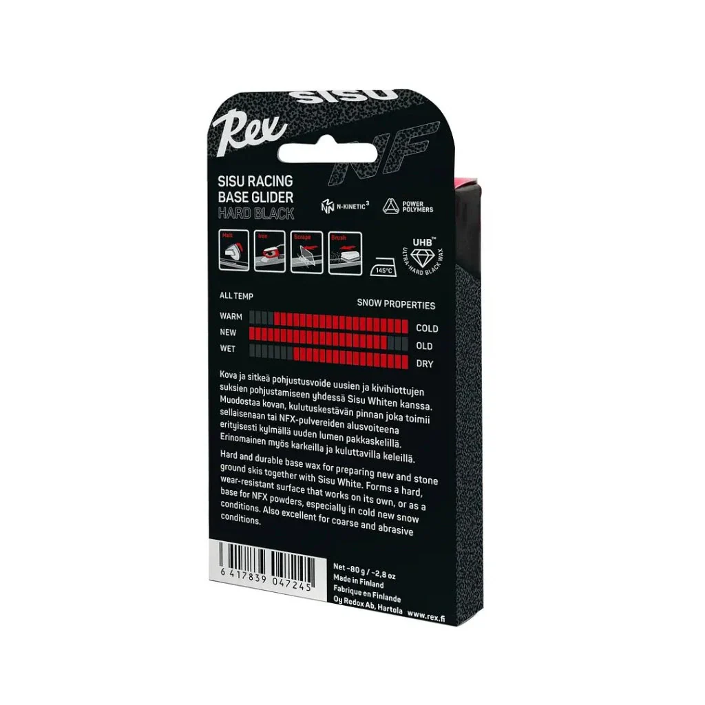 Rex Wax NF SISU Black Base Paraffin | 80g - Image 2