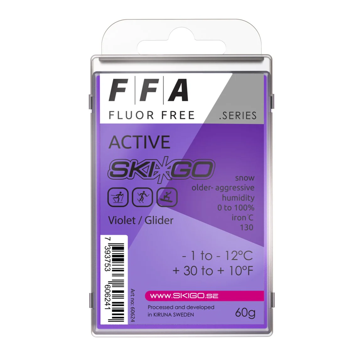 Ski*Go FFA Violet Melt Wax (-1C/-12C)