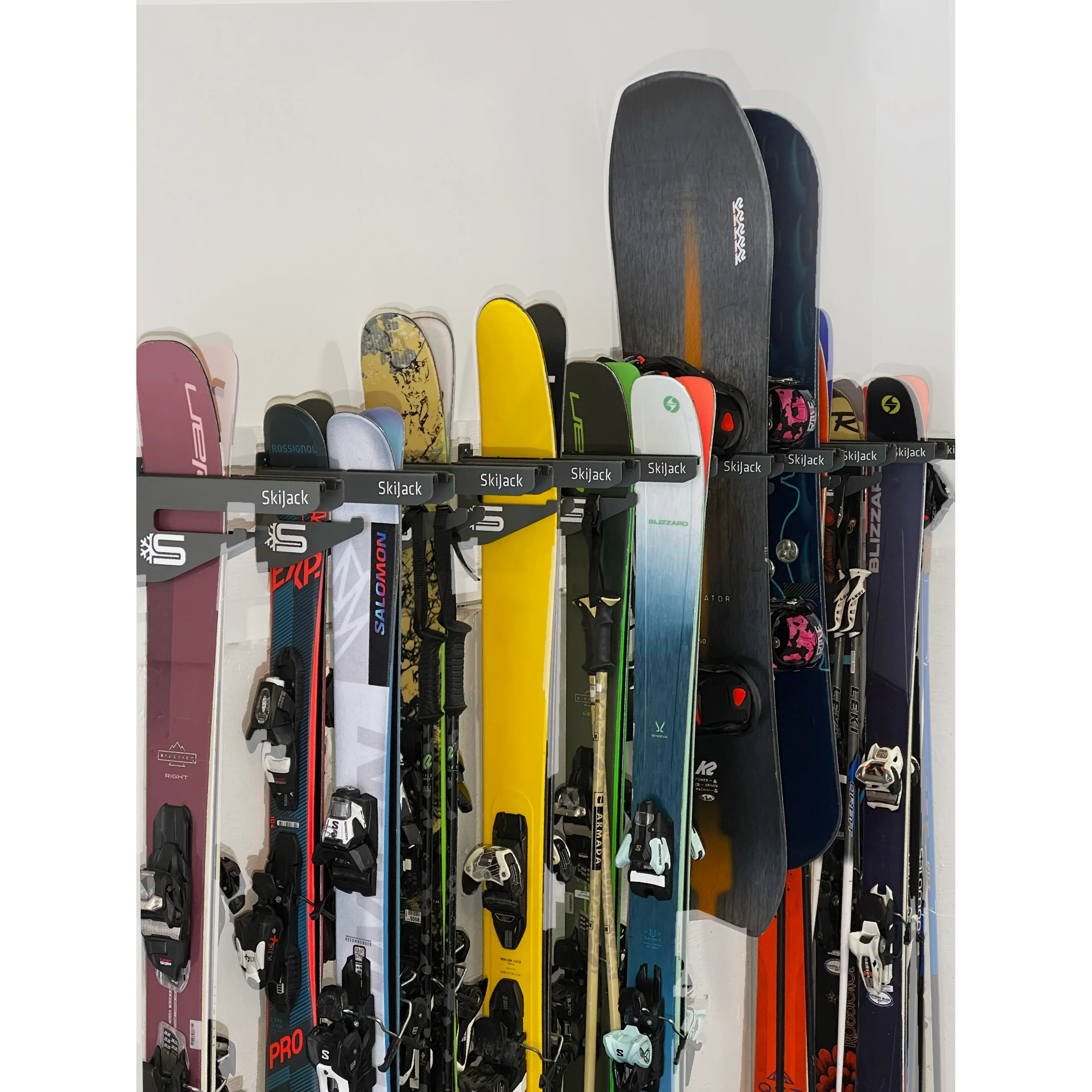 Skijack Wall-Mounted Ski and Snowboard Storage Hanger - Image 10