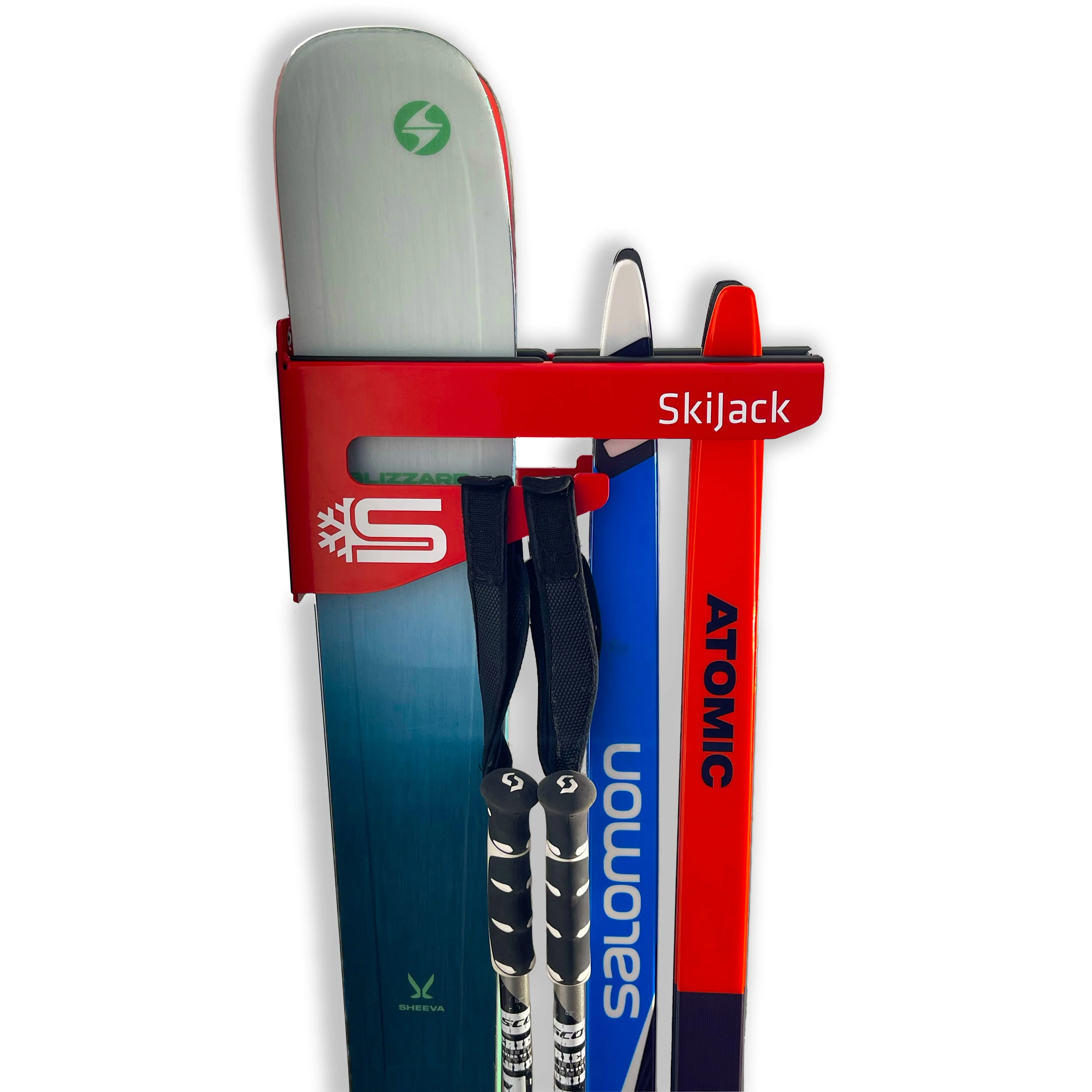Skijack Wall-Mounted Ski and Snowboard Storage Hanger - Image 3