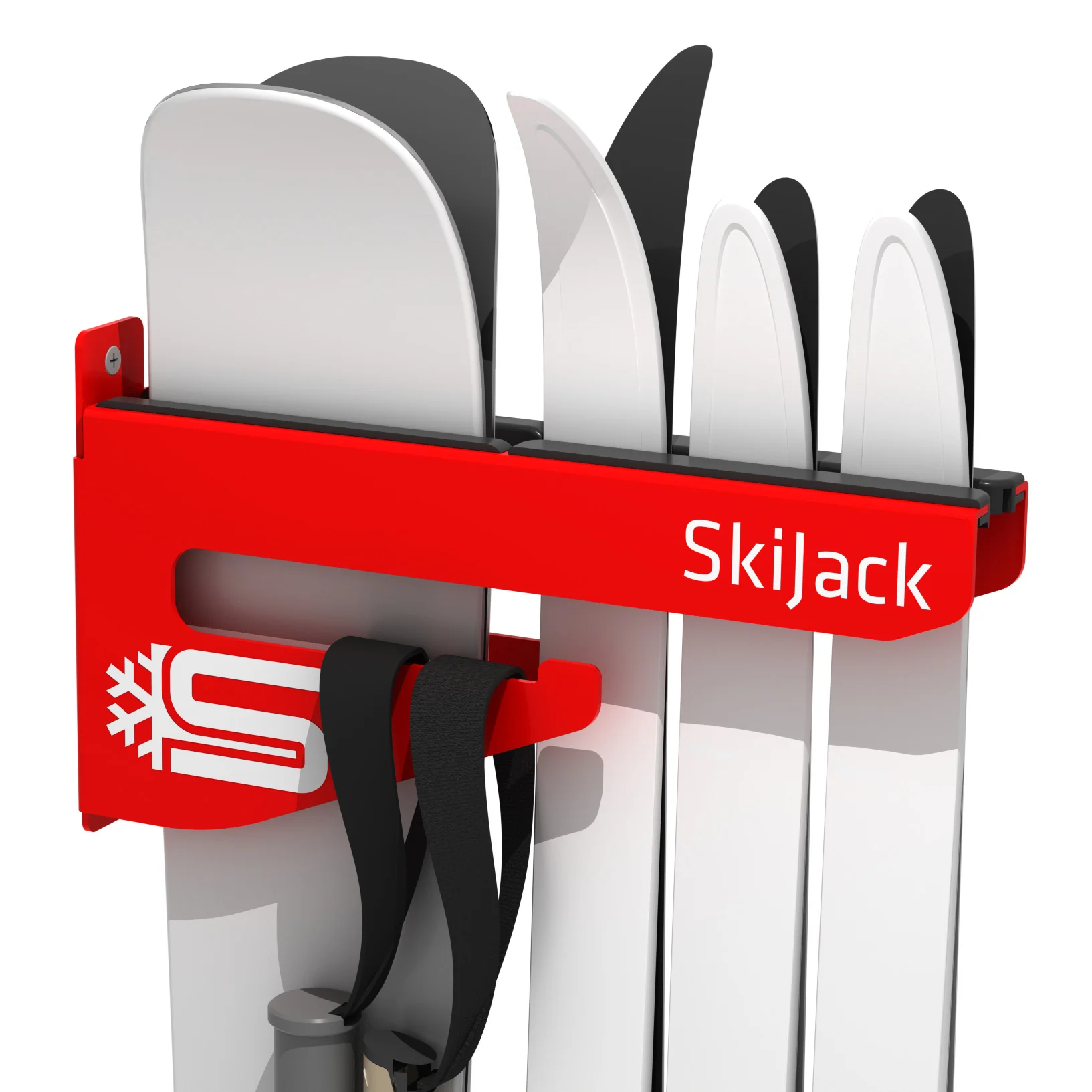 Skijack Wall-Mounted Ski and Snowboard Storage Hanger - Image 8