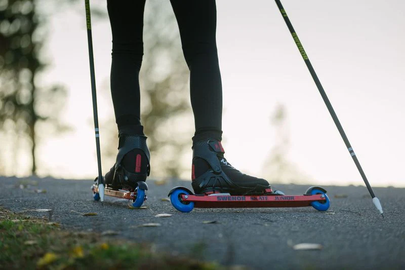 Swenor Skate Junior Aluminum POLYURETHANE Rollerskis - Image 10