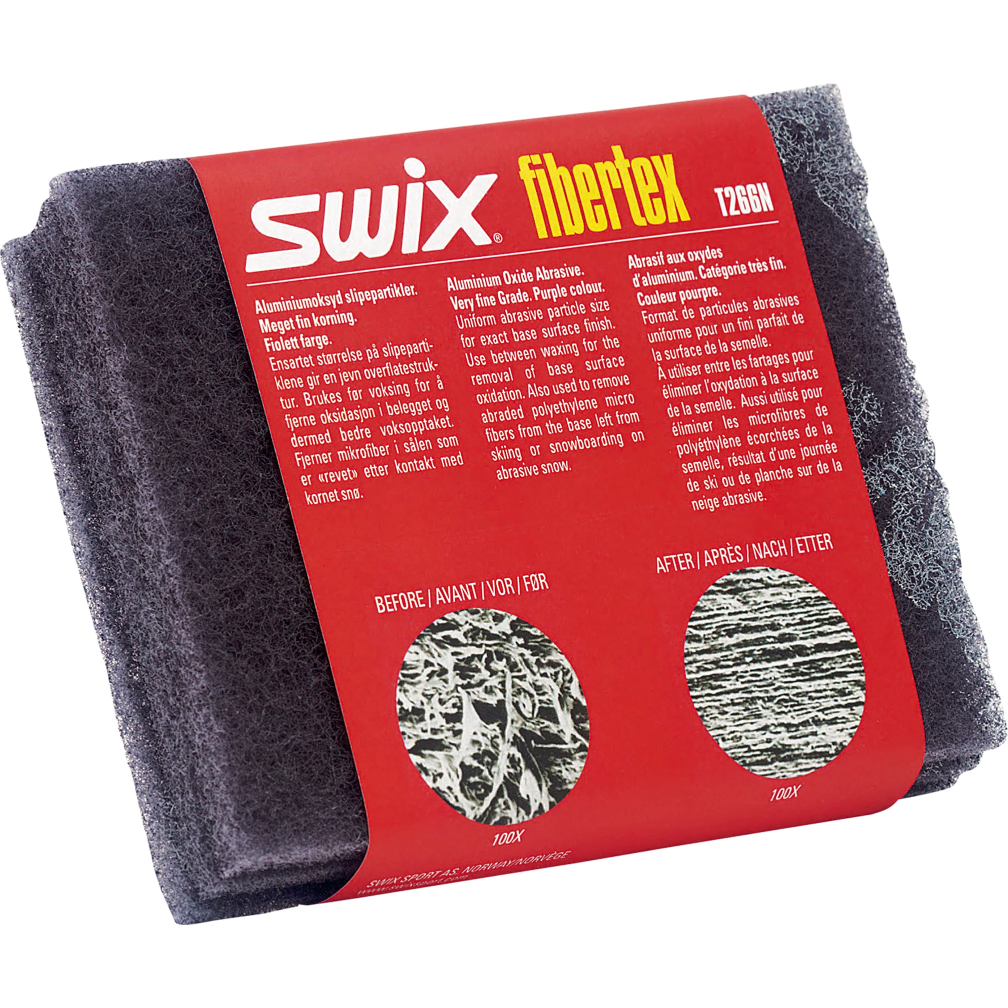 Swix Fibertex Coarse Violet - 3 Pads