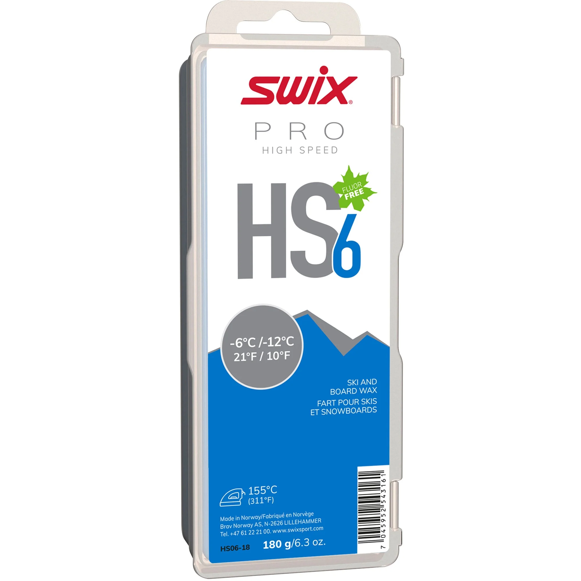 Swix HS6 Blue Melt Glider (-6C/-12C) - Image 2
