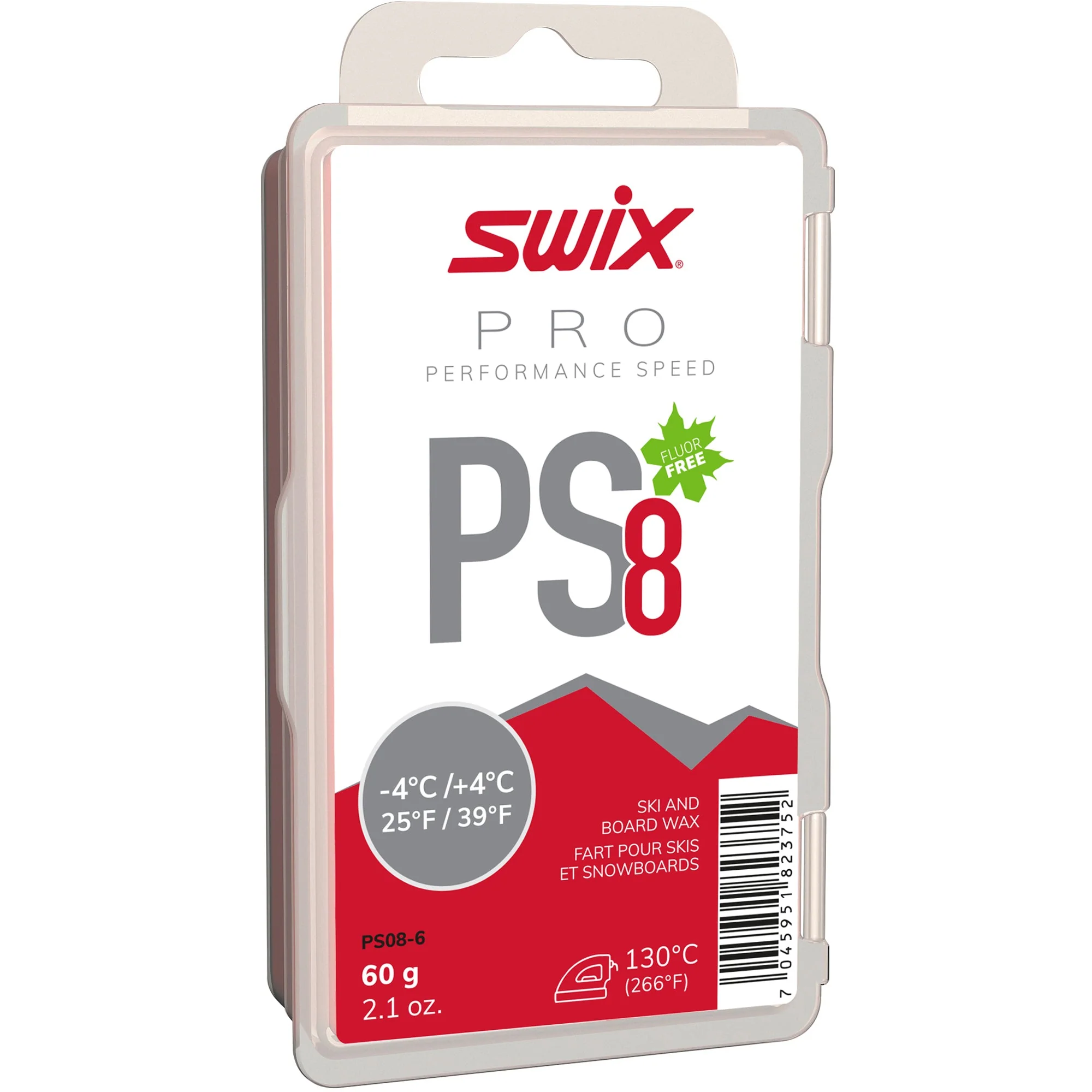 Swix PS8 Red Melt Glider (4C/-4C)