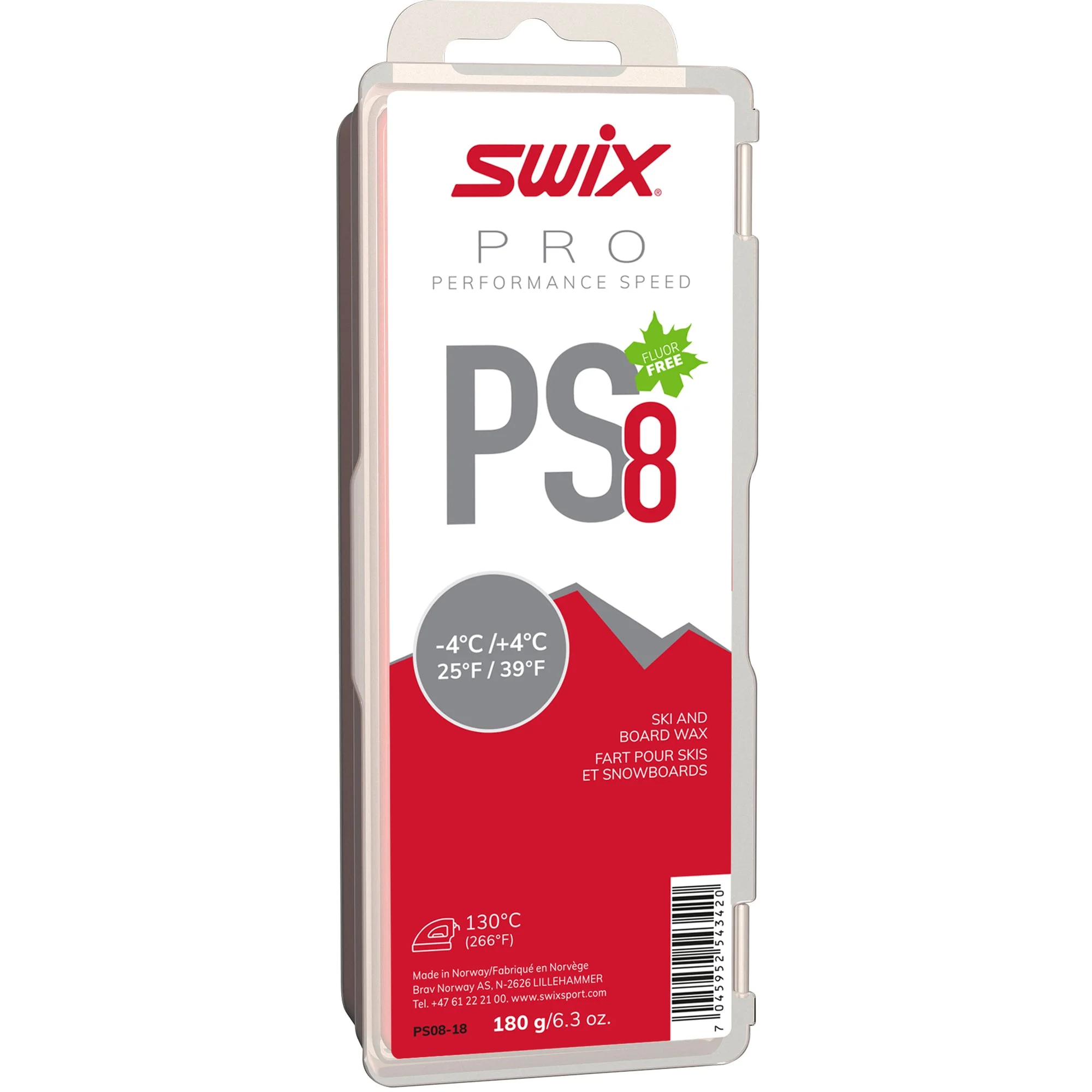 Swix PS8 Red Melt Glider (4C/-4C) - Image 2