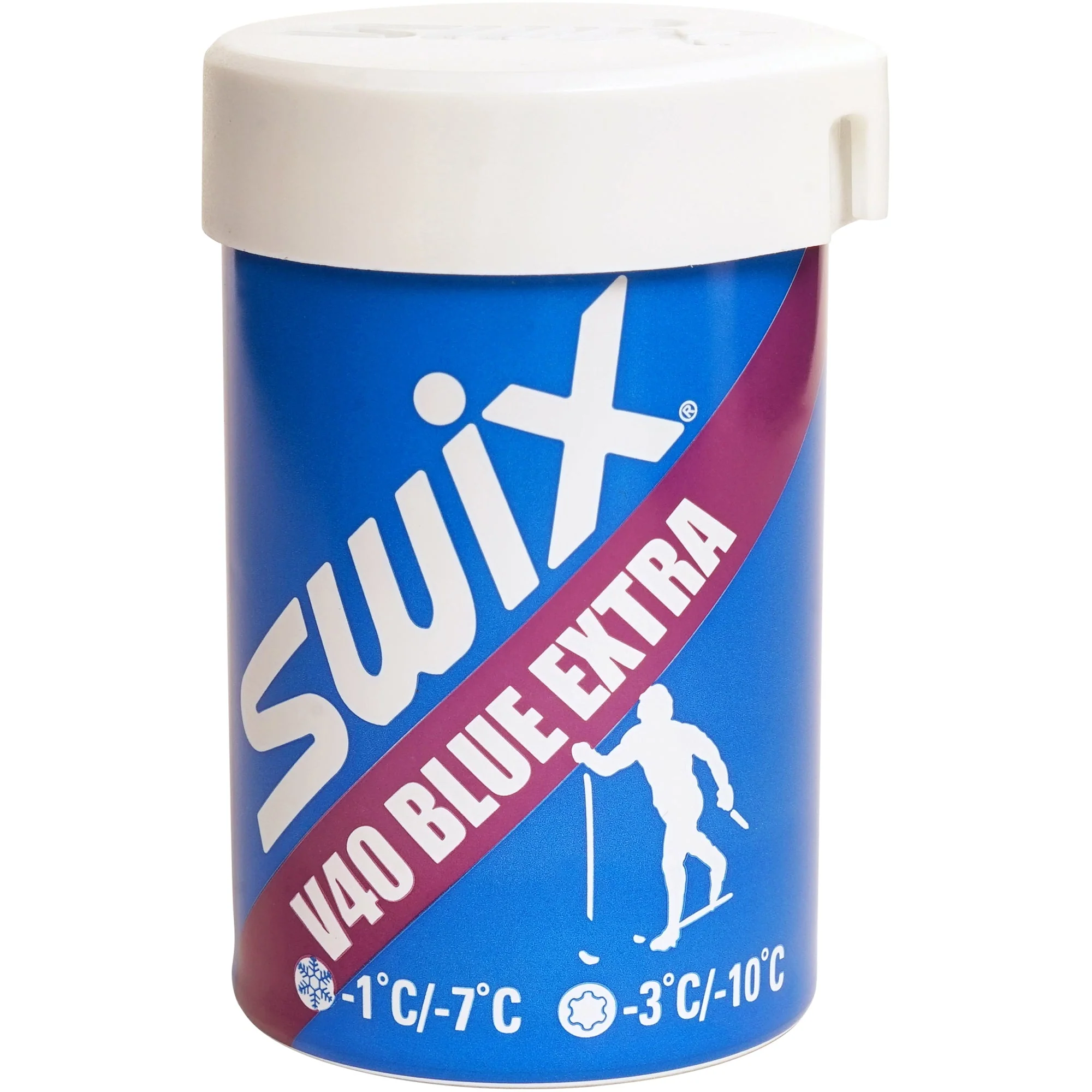 Swix V40 Blue Extra Kick Wax (-3C/-10C) | 45g