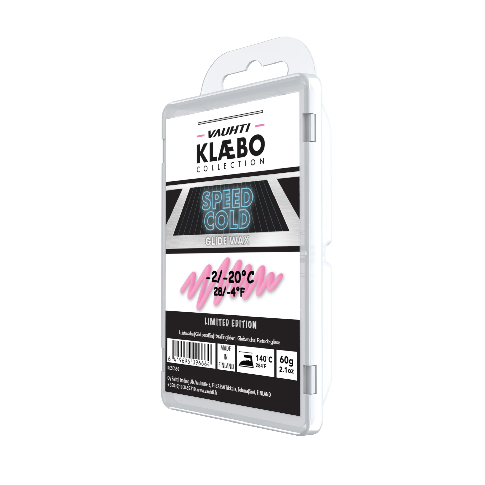 Vauhti Klaebo Speed Cold Melt Wax (-2C/-20C) | 60g