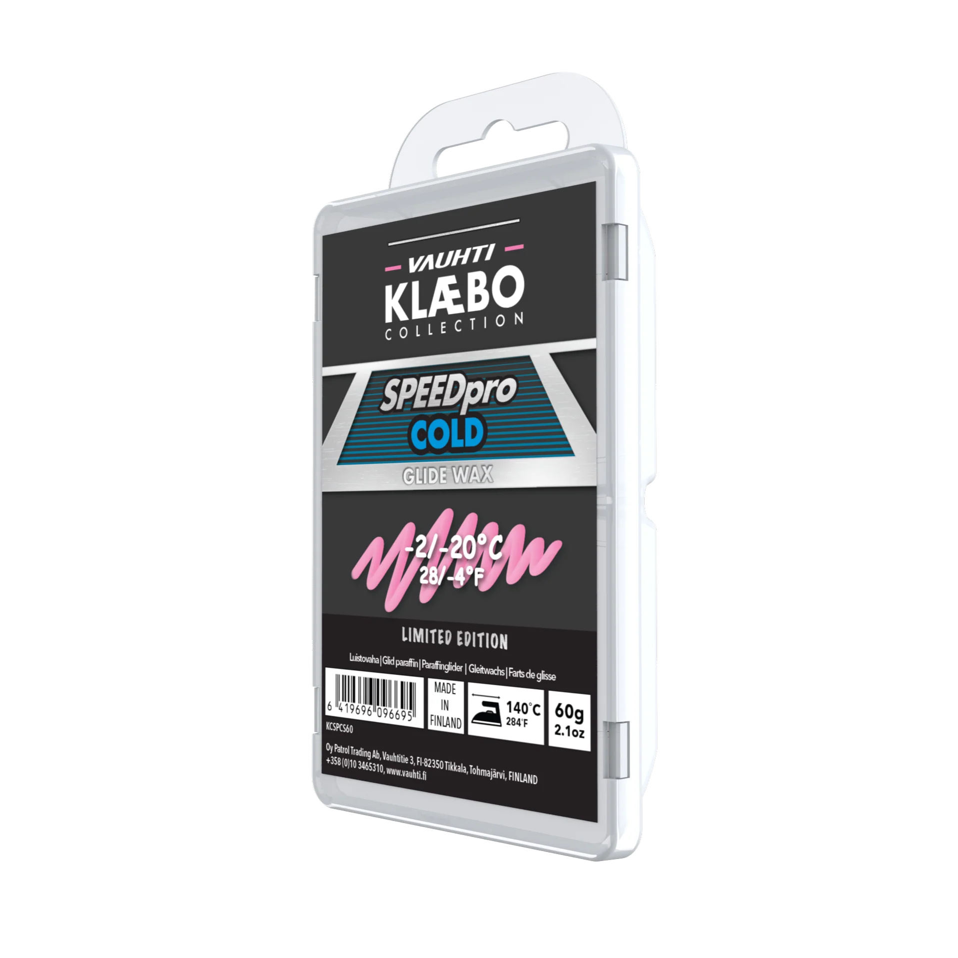 Vauhti Klaebo SpeedPro Cold Melt Wax (-2C/-20C) | 60g