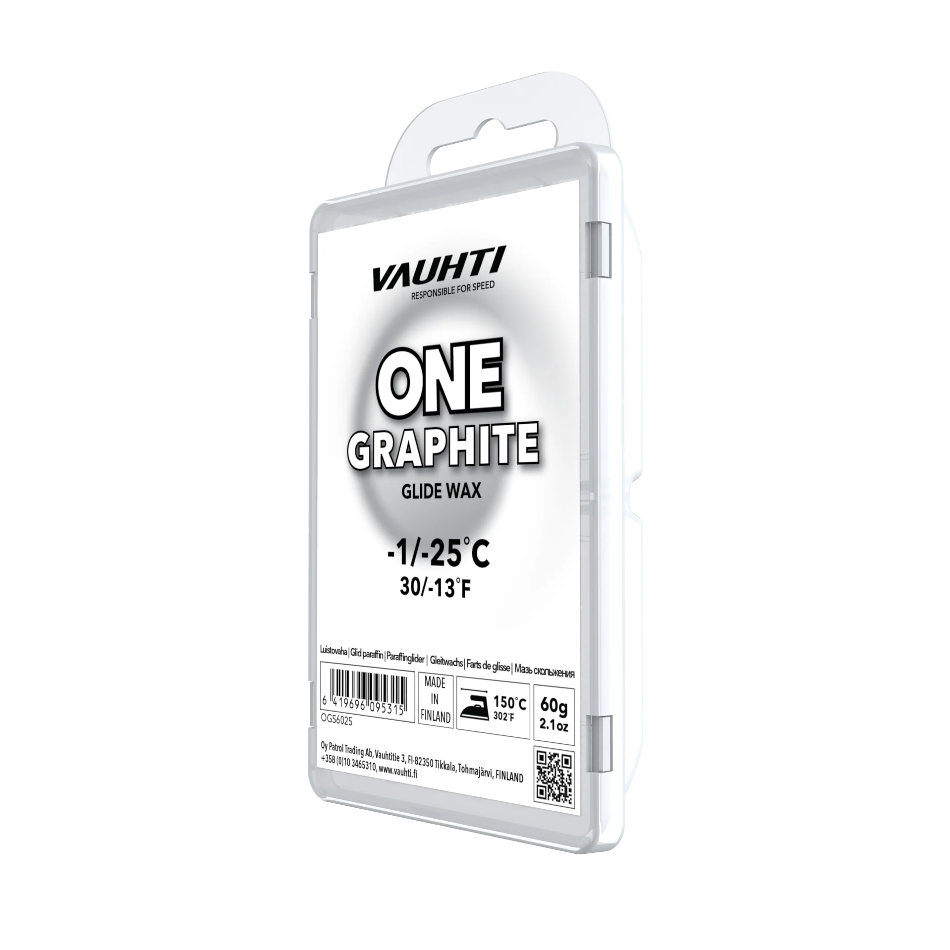 Vauhti ONE GRAPHITE Melt Wax (-1C/-25C)