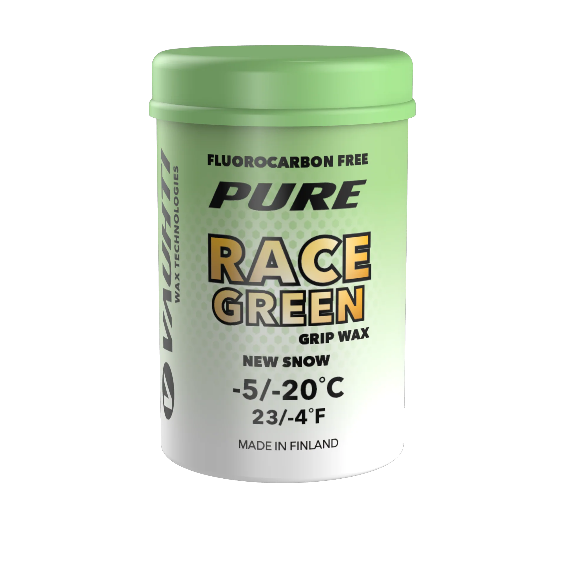 Vauhti RACE GREEN NEW SNOW Hardwax | 45g (-5C/-20C)